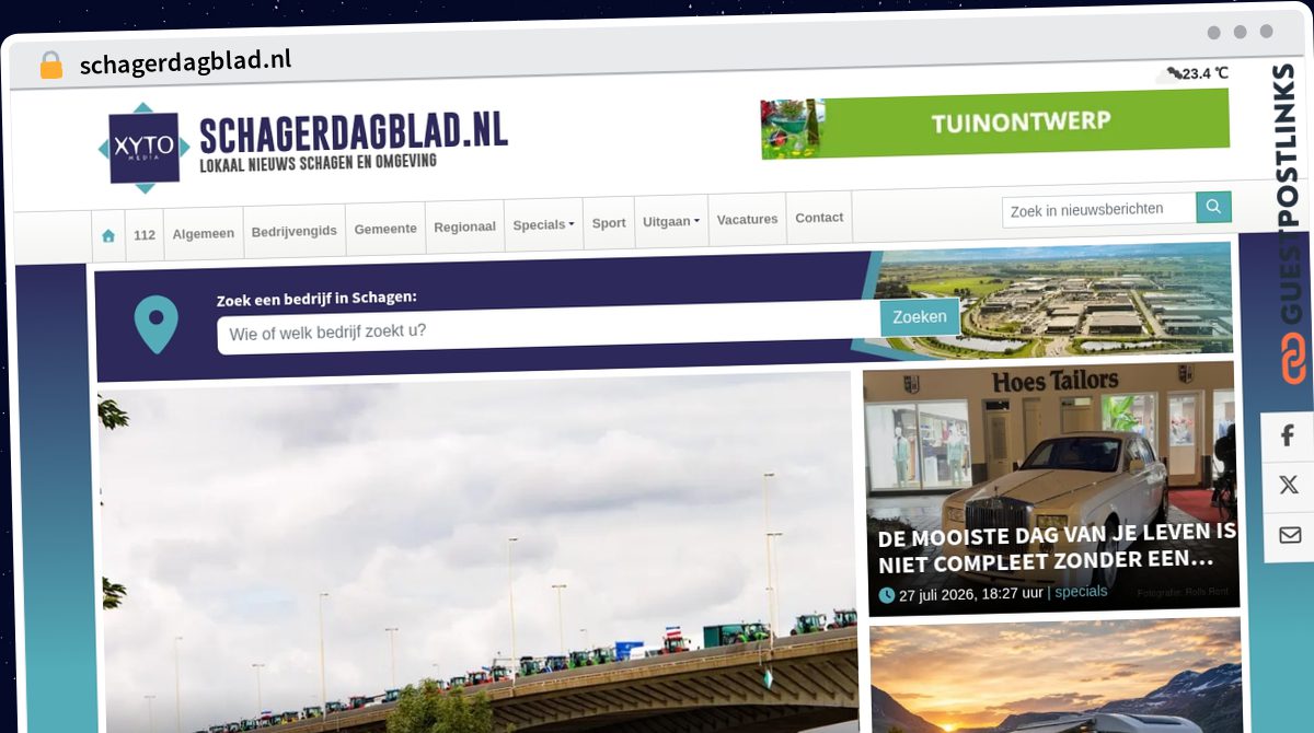 Publish Guest Post on schagerdagblad.nl