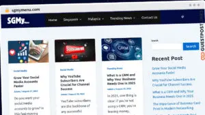 Publish Guest Post on sgmymenu.com
