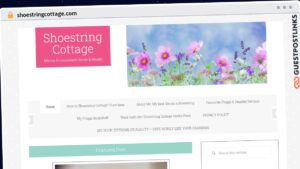 Publish Guest Post on shoestringcottage.com