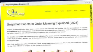 Publish Guest Post on snapchatplanetsinorder.com