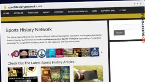Publish Guest Post on sportshistorynetwork.com