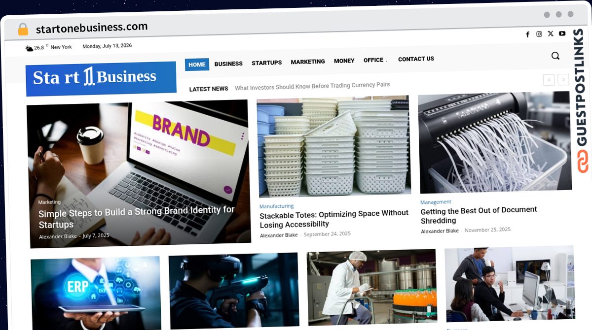 Publish Guest Post on startonebusiness.com