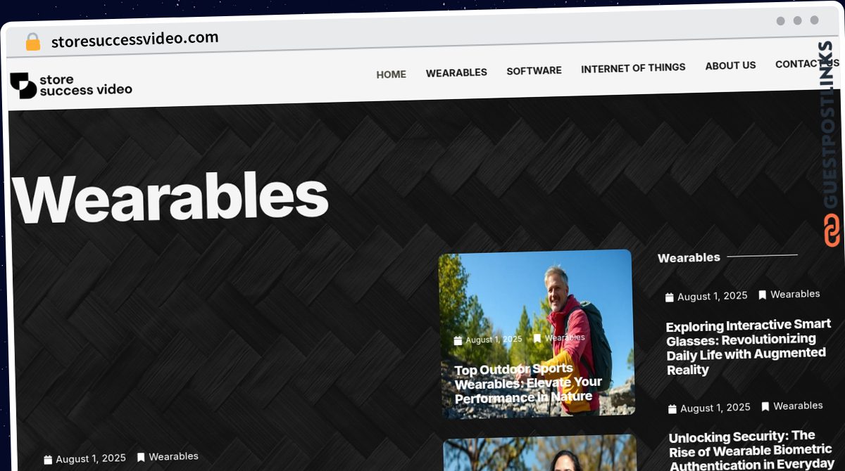 Publish Guest Post on storesuccessvideo.com