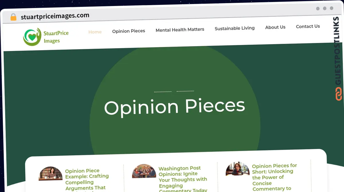 Publish Guest Post on stuartpriceimages.com