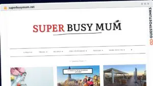 Publish Guest Post on superbusymum.net