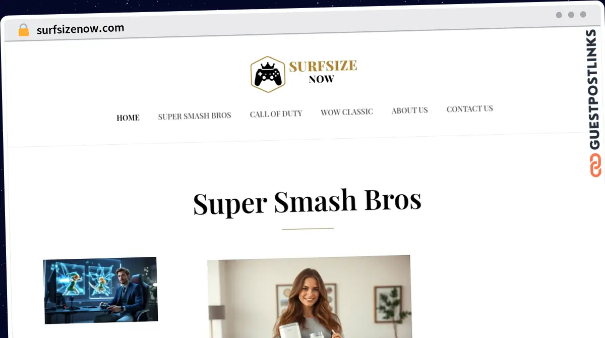 Publish Guest Post on surfsizenow.com