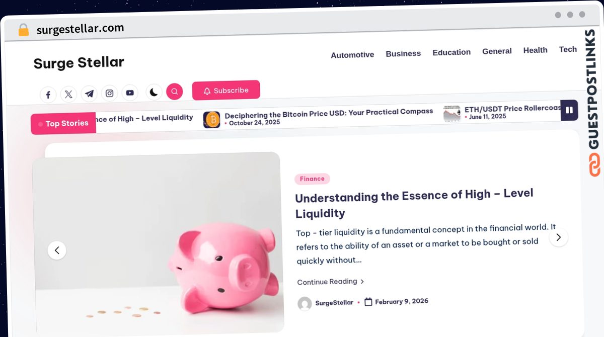 Publish Guest Post on surgestellar.com