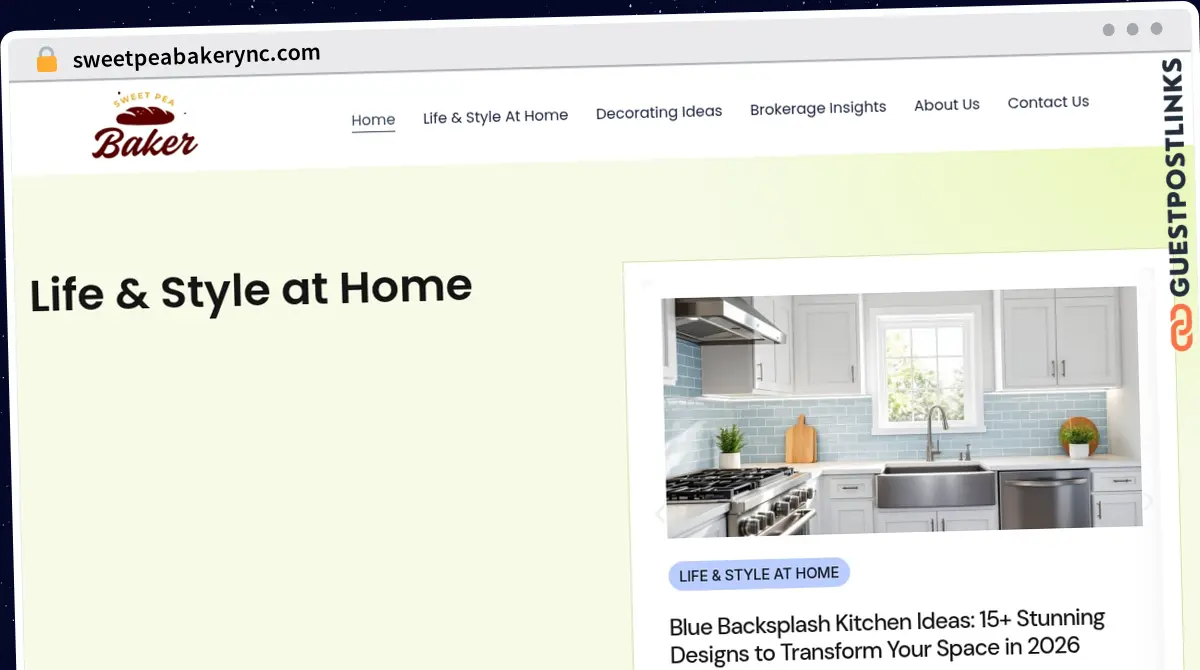 Publish Guest Post on sweetpeabakerync.com