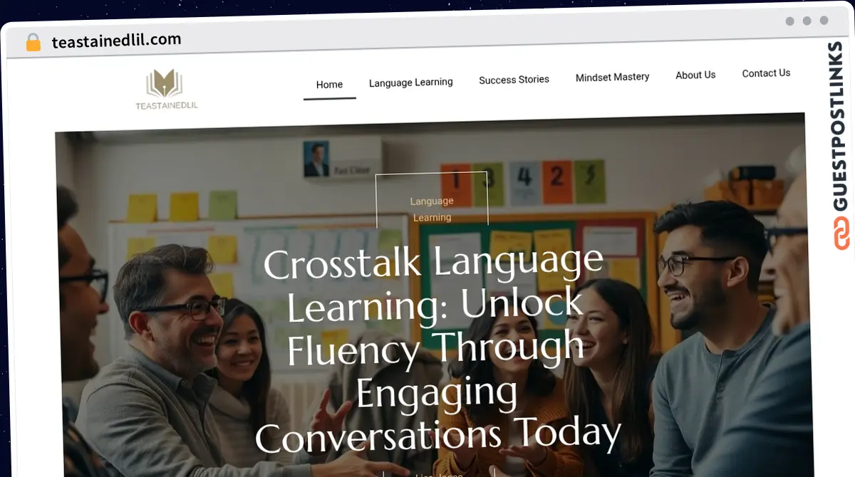 Publish Guest Post on teastainedlil.com