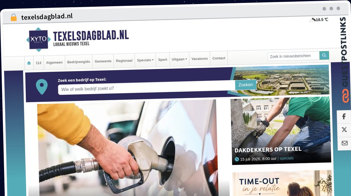 Publish Guest Post on texelsdagblad.nl