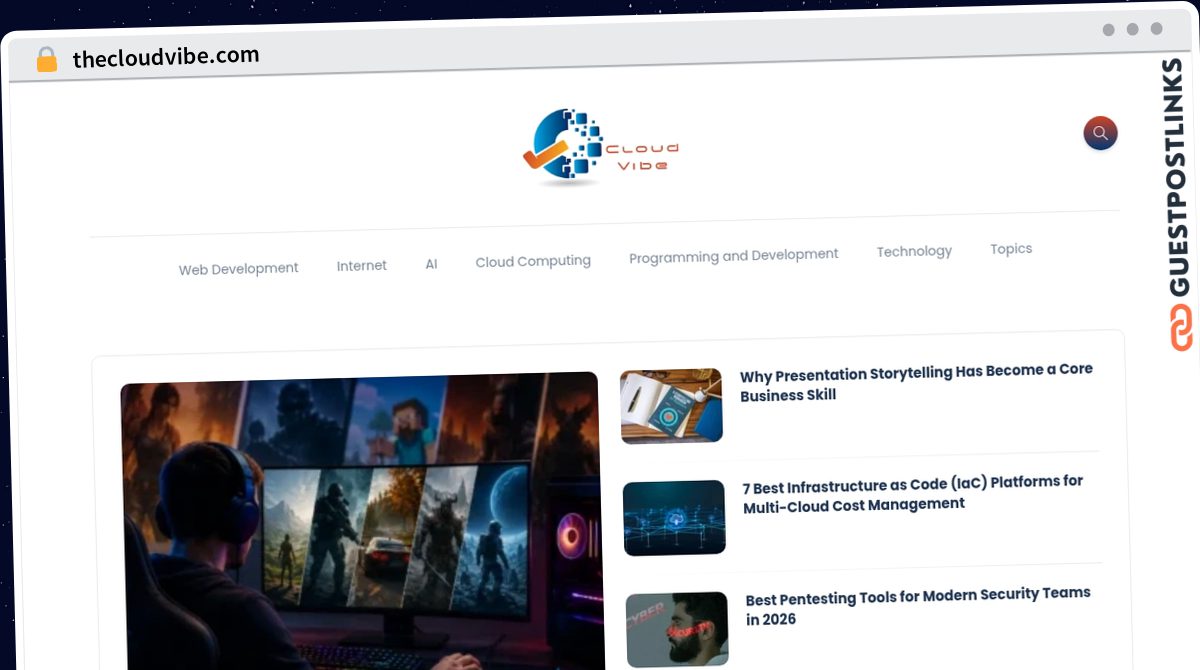 Publish Guest Post on thecloudvibe.com
