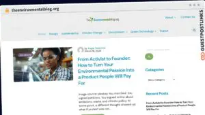 Publish Guest Post on theenvironmentalblog.org