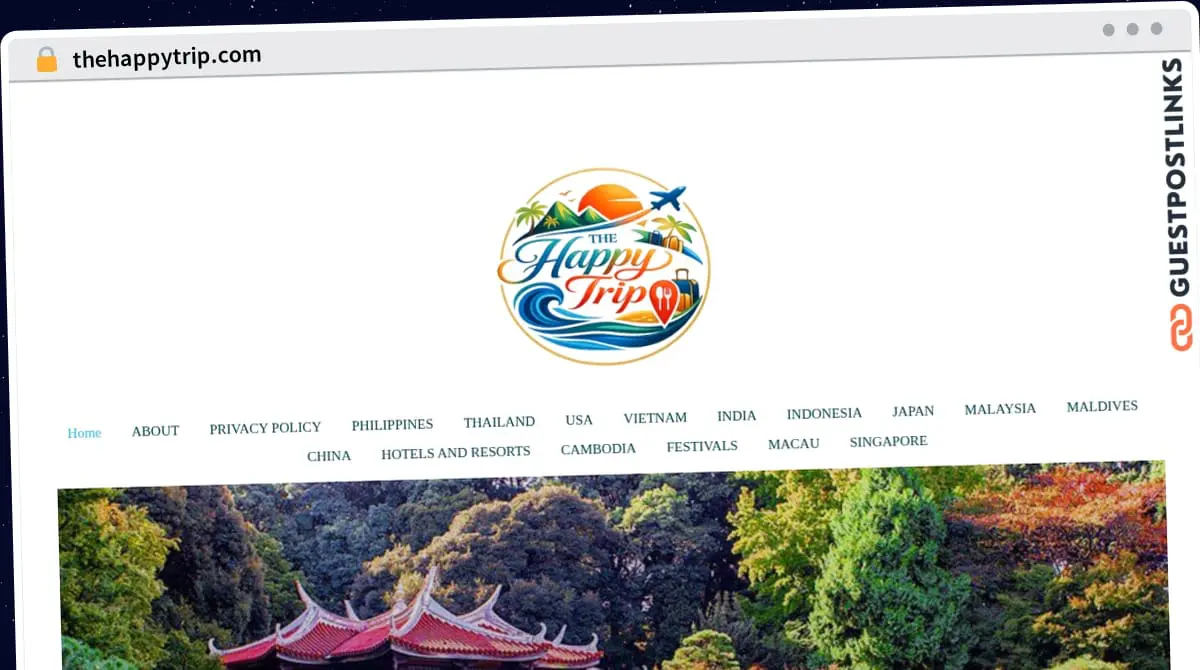 Publish Guest Post on thehappytrip.com