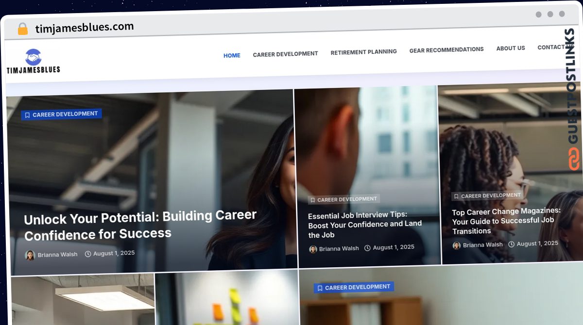 Publish Guest Post on timjamesblues.com