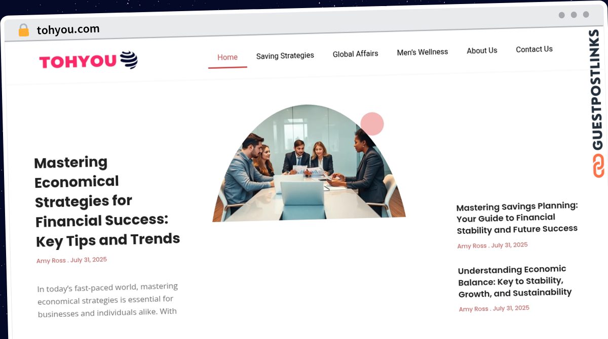 Publish Guest Post on tohyou.com