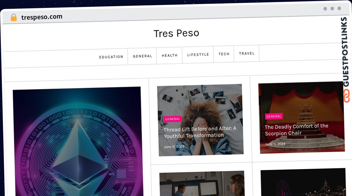 Publish Guest Post on trespeso.com