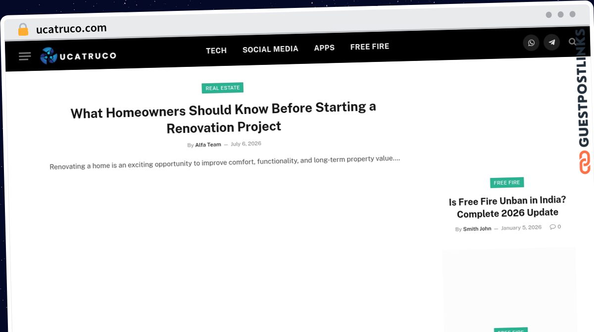 Publish Guest Post on ucatruco.com