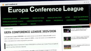 Publish Guest Post on uecl-voetbal.nl