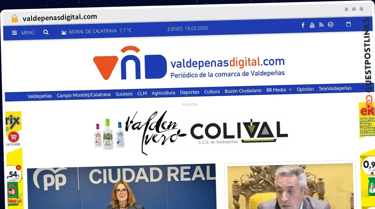 Publish Guest Post on valdepenasdigital.com