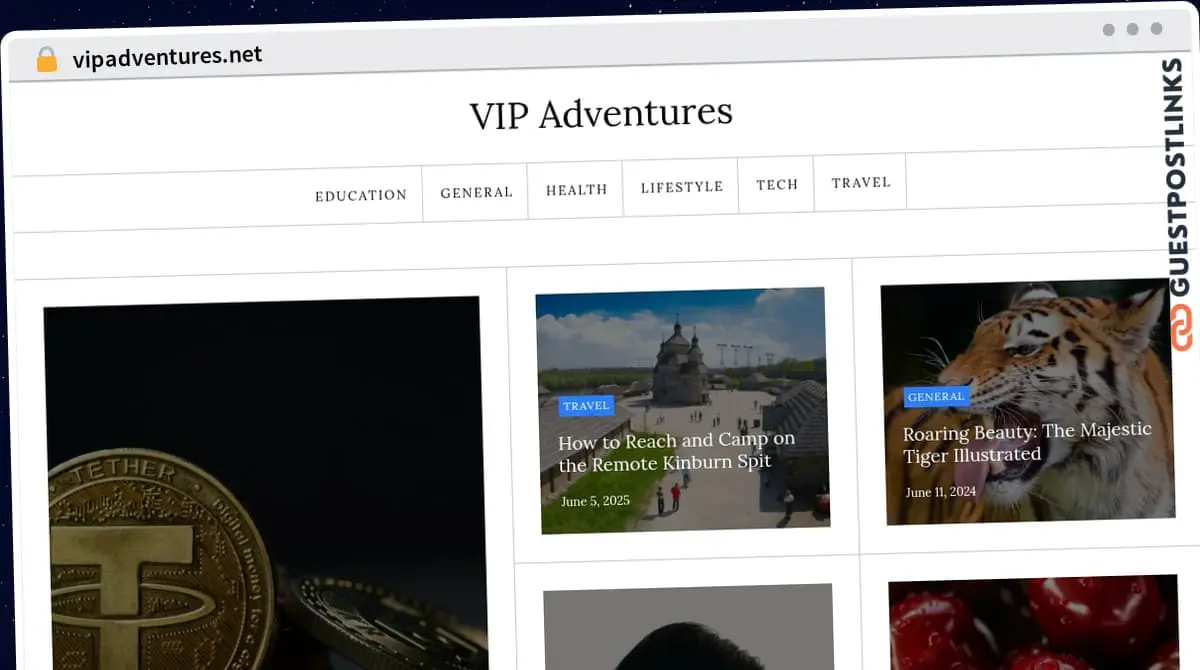 Publish Guest Post on vipadventures.net