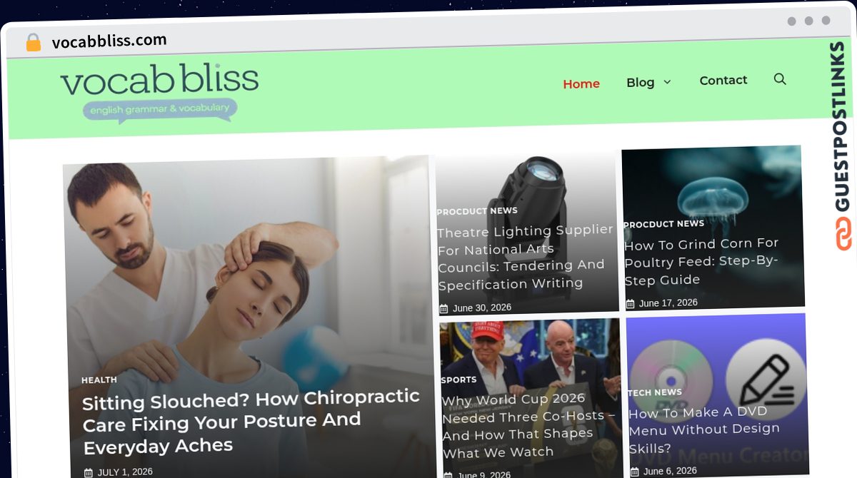 Publish Guest Post on vocabbliss.com