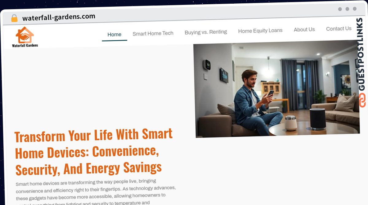 Publish Guest Post on waterfall-gardens.com