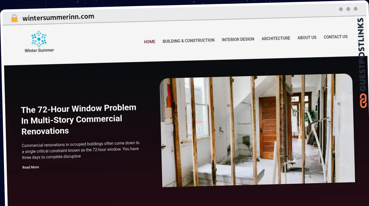Publish Guest Post on wintersummerinn.com
