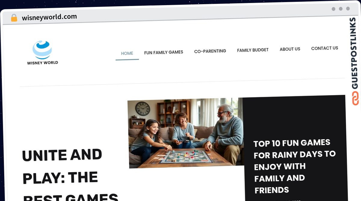 Publish Guest Post on wisneyworld.com