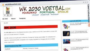 Publish Guest Post on wk2030voetbal.com