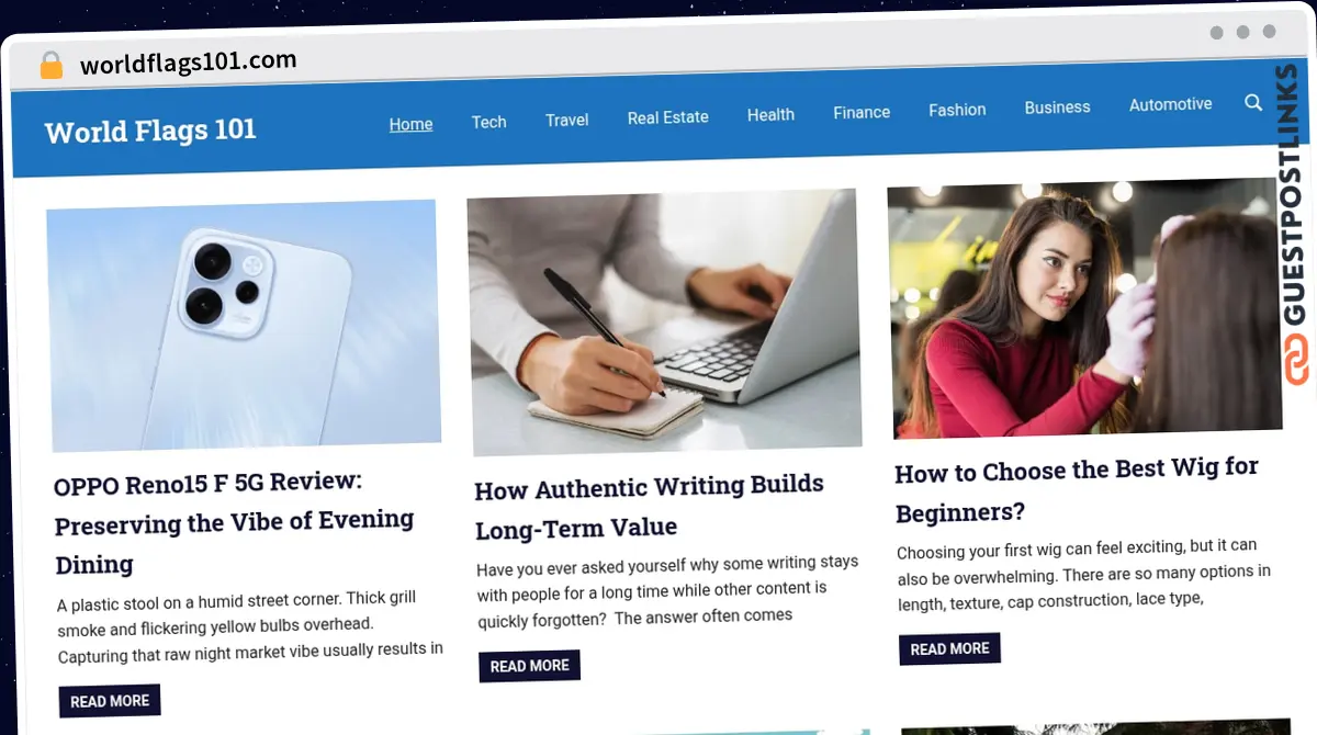 Publish Guest Post on worldflags101.com