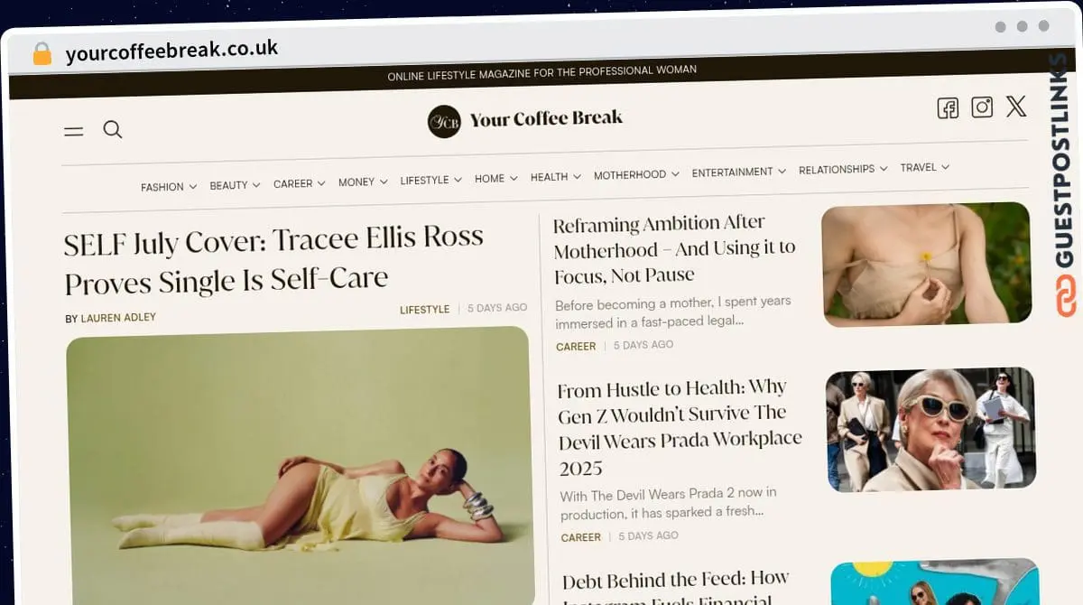 Publish Guest Post on yourcoffeebreak.co.uk