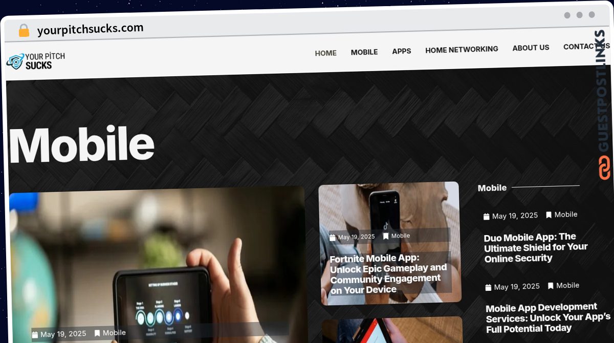 Publish Guest Post on yourpitchsucks.com