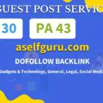 Buy Guest Post on aselfguru.com