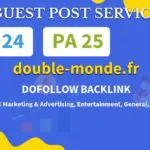 Buy Guest Post on double-monde.fr