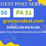 Buy Guest Post on greenerideal.com