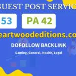 Buy Guest Post on heartwoodeditions.com
