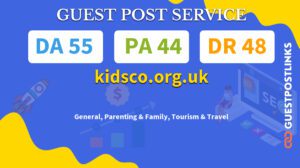 Buy Guest Post on kidsco.org.uk