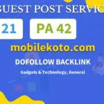 Buy Guest Post on mobilekoto.com