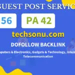 Buy Guest Post on techsonu.com