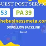 Buy Guest Post on thebusinessmeta.com