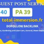 Buy Guest Post on total-immersion.fr