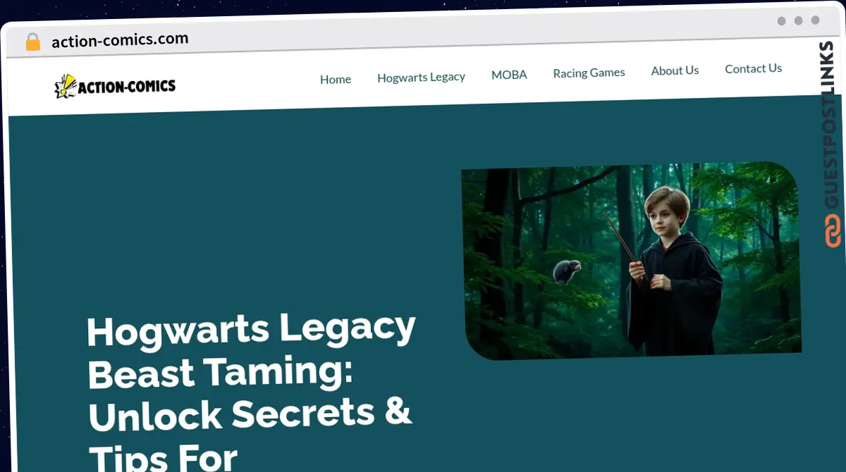 Publish Guest Post on action-comics.com