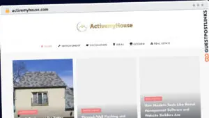 Publish Guest Post on activemyhouse.com