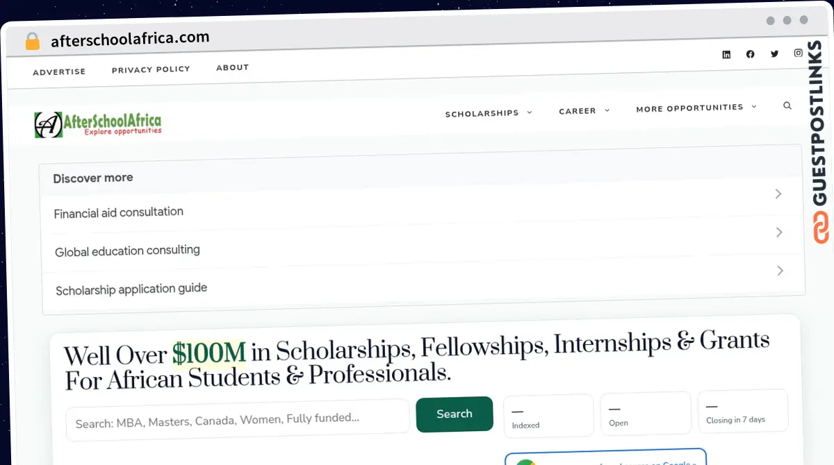 Publish Guest Post on afterschoolafrica.com