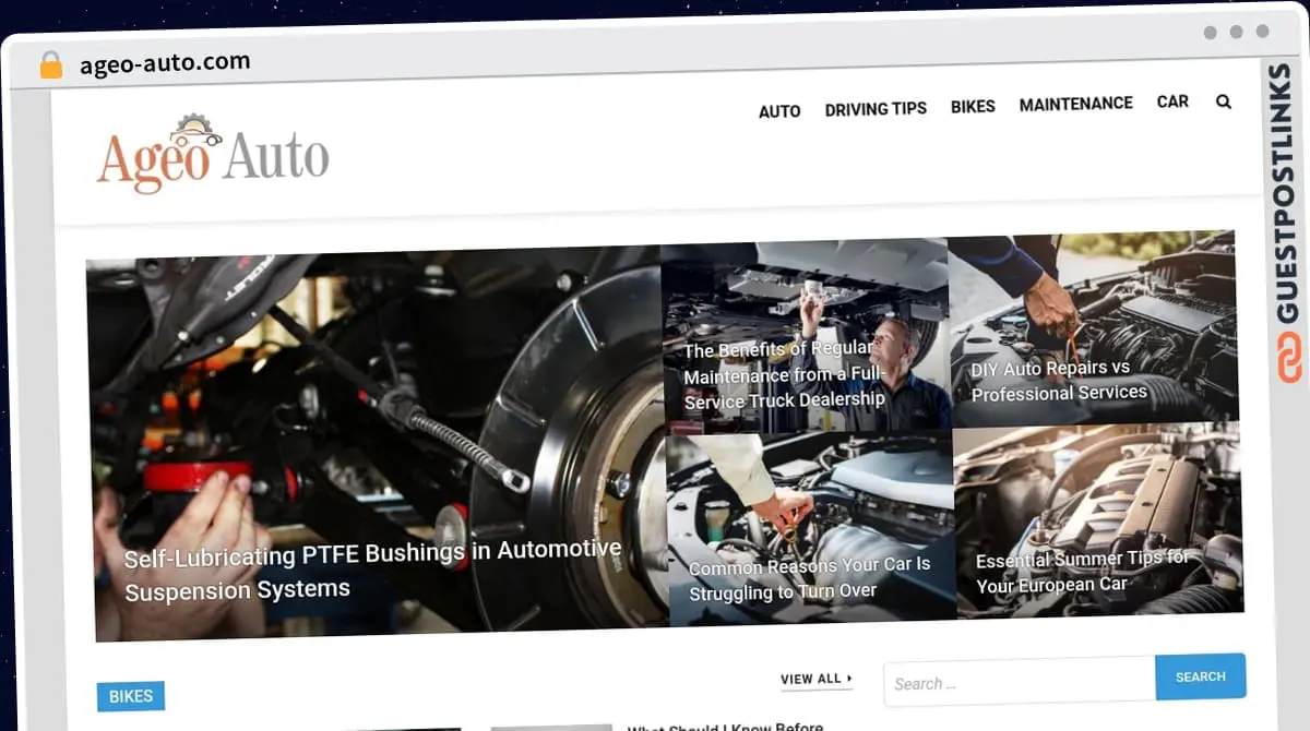Publish Guest Post on ageo-auto.com