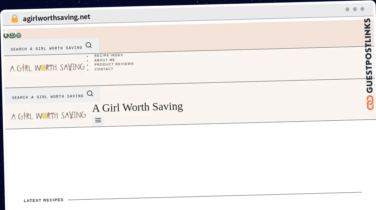Publish Guest Post on agirlworthsaving.net