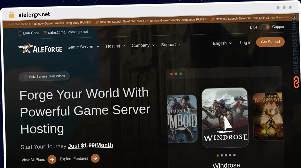 Publish Guest Post on aleforge.net