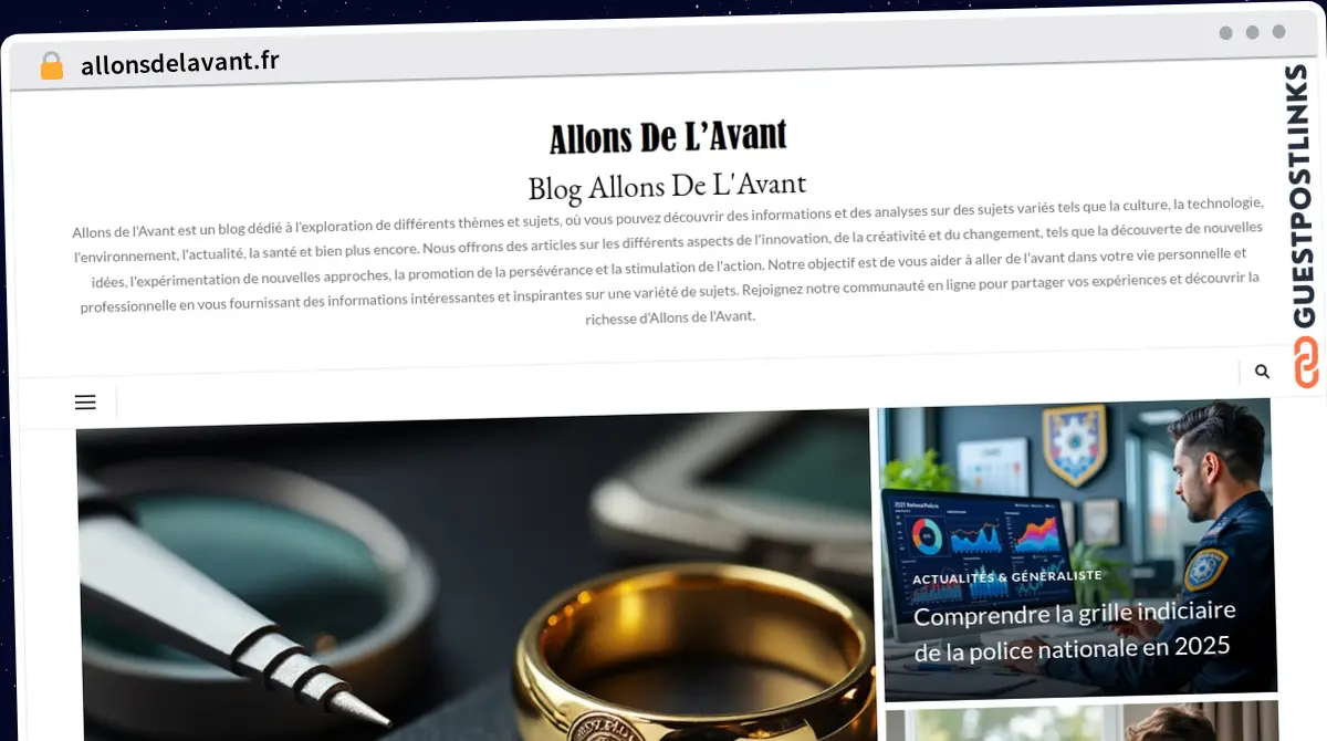 Publish Guest Post on allonsdelavant.fr