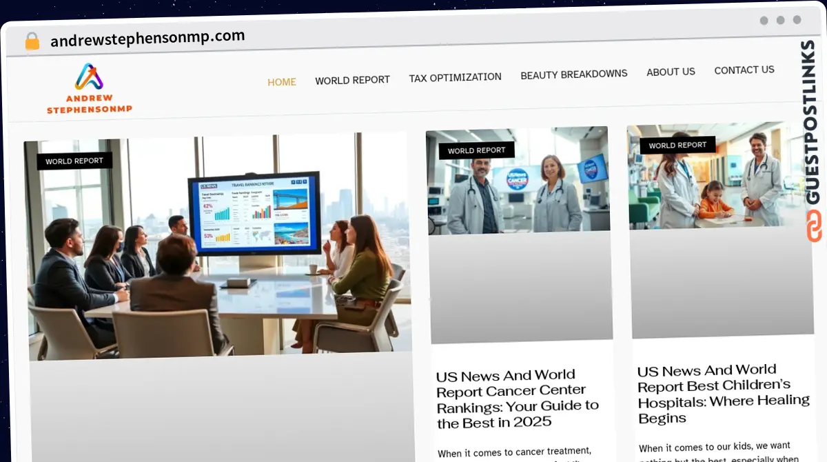 Publish Guest Post on andrewstephensonmp.com