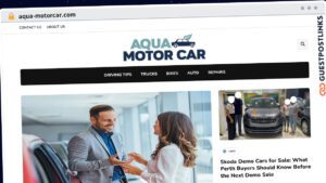 Publish Guest Post on aqua-motorcar.com